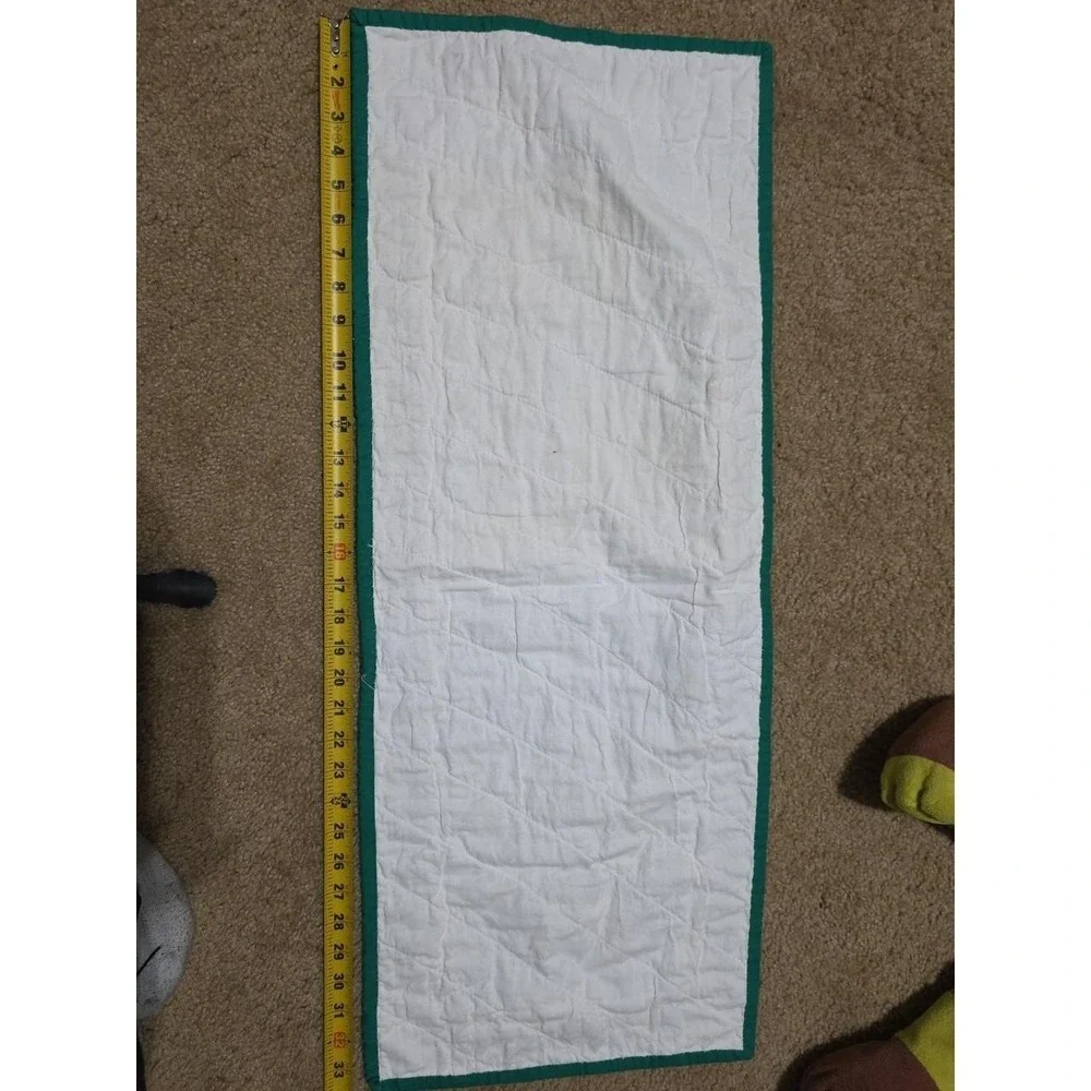 Quilted Table Runner Handmade Michigan State Spartans 35.5x11.5